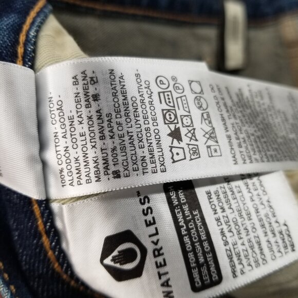 Levi's Premium Men 501 Slim Taper Blue Selvedge Wash Denim Jean 42 X 30 NWT - Picture 11 of 12